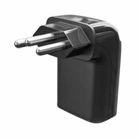 Iclamper Pocket Fit 3 Pinos 20a Dps Proteção Contra Raios E Surtos Elétricos Clamper Preto -NAC