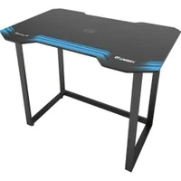 Mesa Gamer Fortrek HMG01, Preto com Azul, Pés niveladores, Resistente -NAC