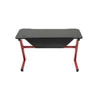 Mesa Gamer Pelegrin Pel-003p, Preta E Vermelha, Metal E MDF -NAC