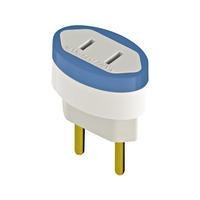 Pino Adaptador Daneva Chato/ Redondo Blister, Com 01 Unidade - 1550 -NAC