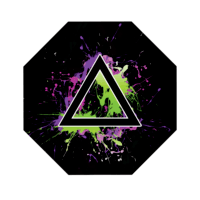 Tapete Gamer Premium Protetor De Piso Quarto Escritório - Triangulo Colors -NAC