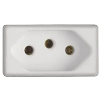 Tomada, 2p+t 20a, 250v, Tablet Baixa Branco -NAC
