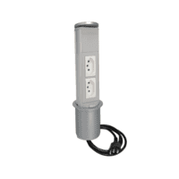 Torre Totem Manual 2 Tomada 20a,Cinza -NAC