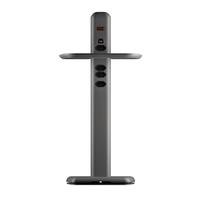 Extensão Torre OCTOO Totem Elétrico com 4 Tomadas, USB e USB-C, Bandeja de apoio, Titânio - 10168 -NAC