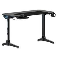 Mesa Gamer RGB Rise Mode Desk 06, Suporte para Copos, Suporte para Headset, Preto - RM-TB-06-BK -NAC