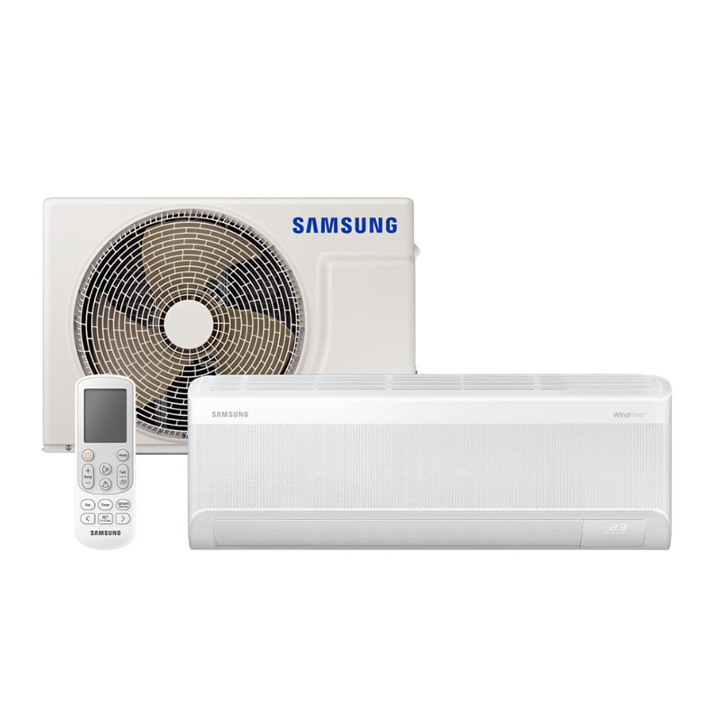 Ar Condicionado Split Samsung Digital Inverter Ultra AI 12.000 BTU's Frio, Serpentina de Cobre, WindFree -NAC