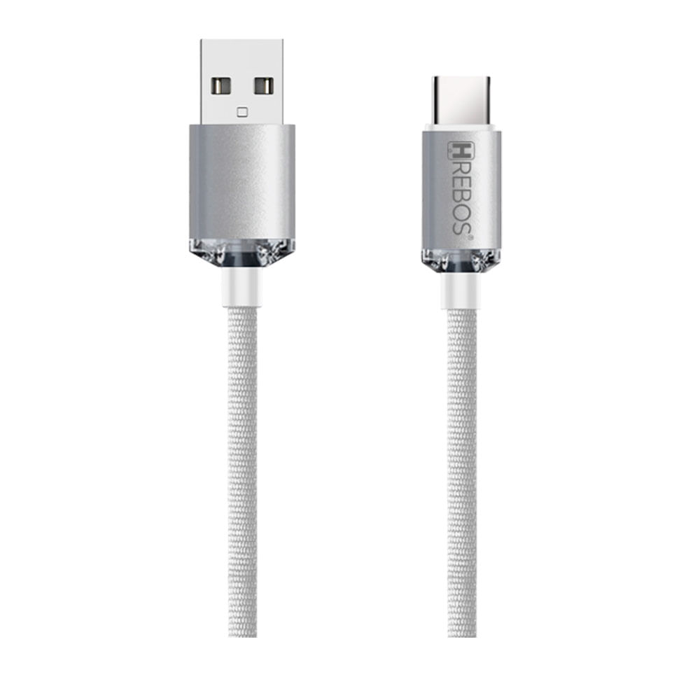 Cabo Hrebos USB-A para Type-C, Luxury Acrylic - CB-209c -NAC