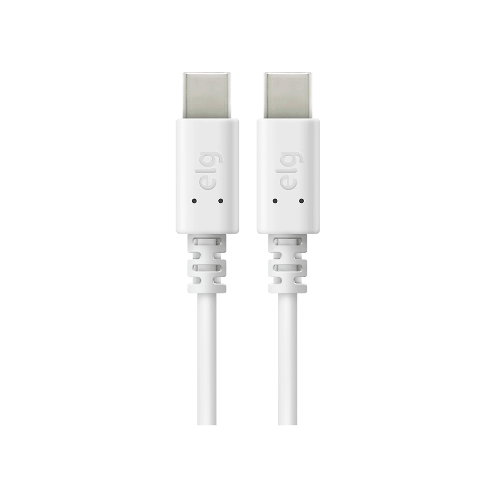 Cabo ELG USB Tipo C Para Recarga e Sincronização Branco -NAC