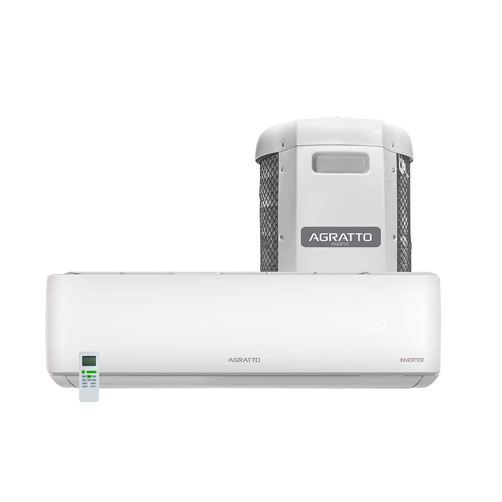 Ar Condicionado Split Hi Wall Agratto LIV TOP Inverter 30.000 BTU's Frio - LCST30F-02I -NAC