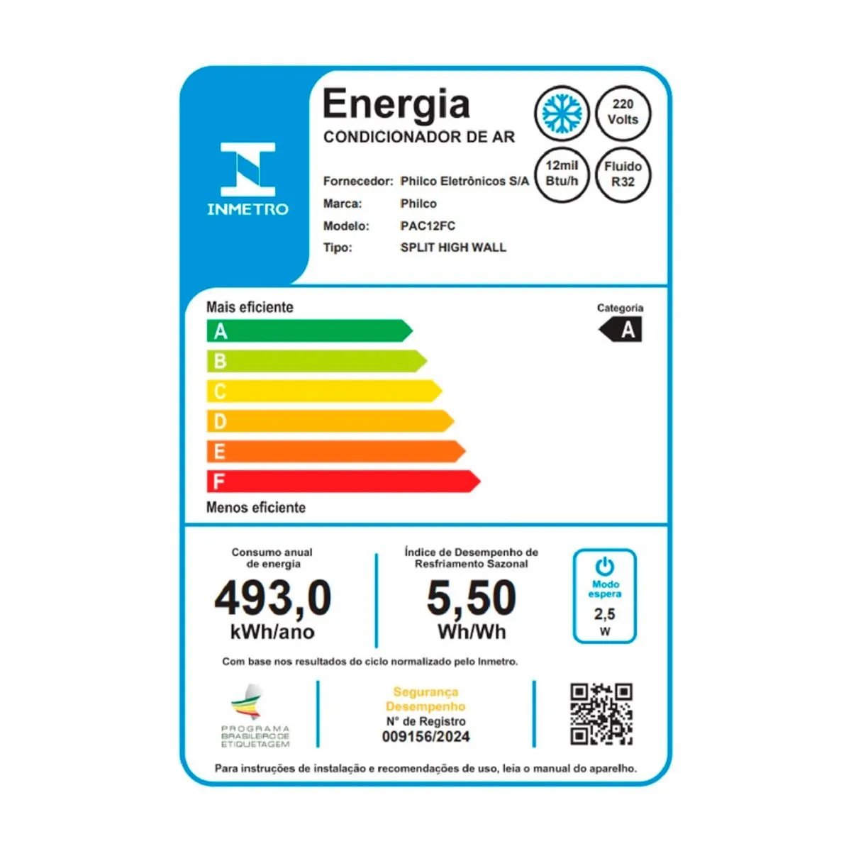 Ar Condicionado Inverter 12000 Btus Philco Frio 220v - PAC12FC -NAC - Imagem 6