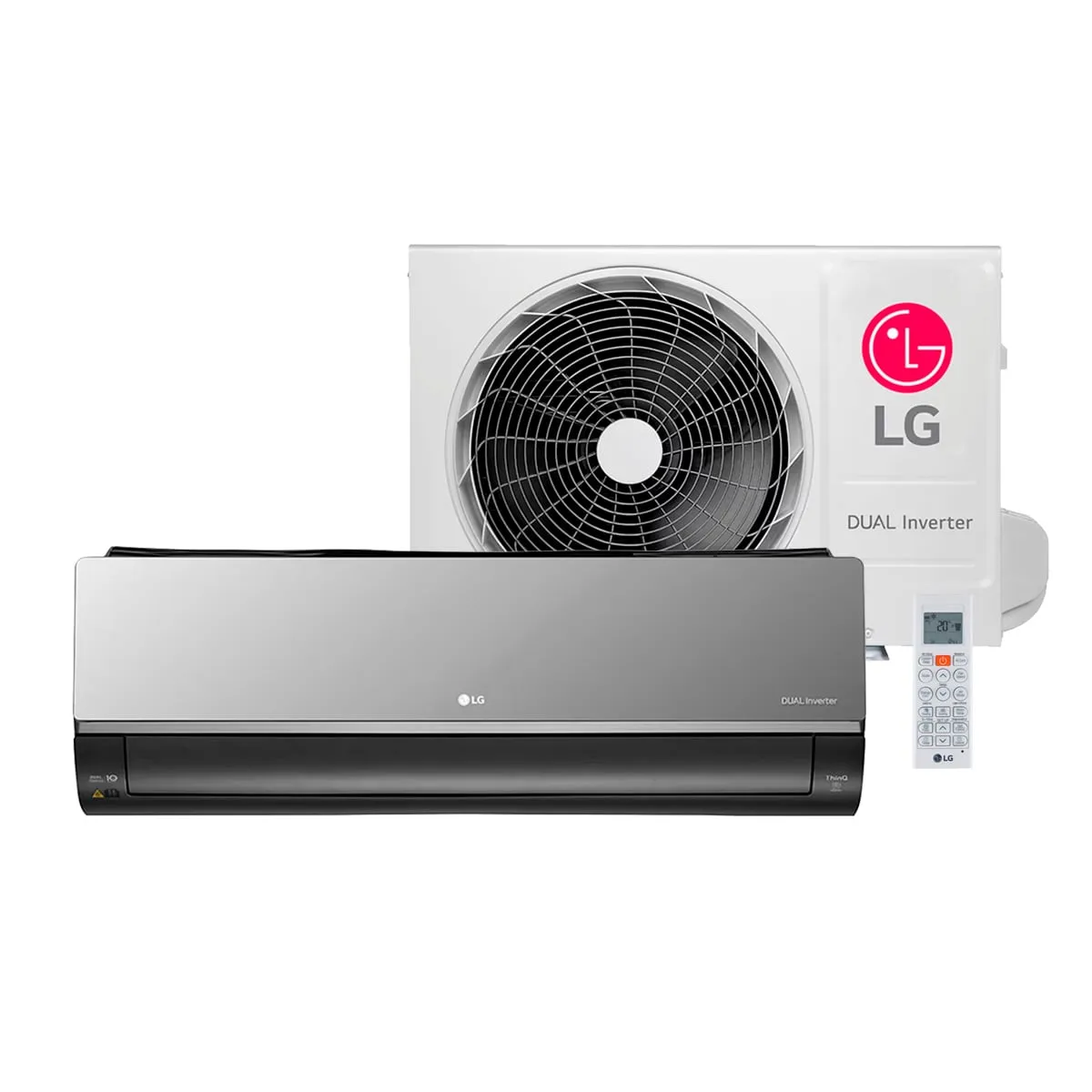 Ar Condicionado Inverter 24000 Btus LG DUAL Inverter Voice +AI Artcool Frio 220V -NAC