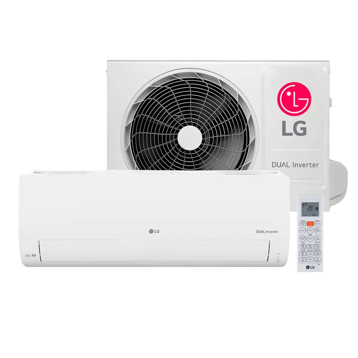 Ar Condicionado Inverter 9000 Btus LG Dual Compact +AI Frio 220V -NAC
