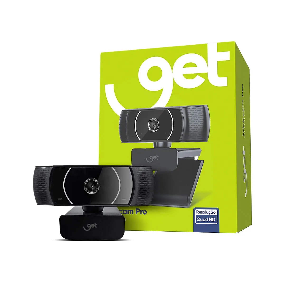 Webcam Get Pro QuadHD 2k 1440p 30fps USB com Microfone Integrado -NAC - Imagem 3